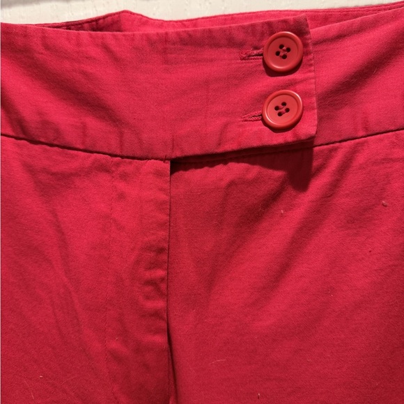 Avenue Fuchsia Stretch Capri Pants Size 18 Plus Size High Rise Cotton Spandex - Picture 3 of 8